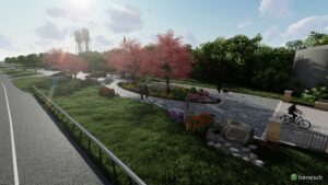 Yadkin River Park Trailhead rendering