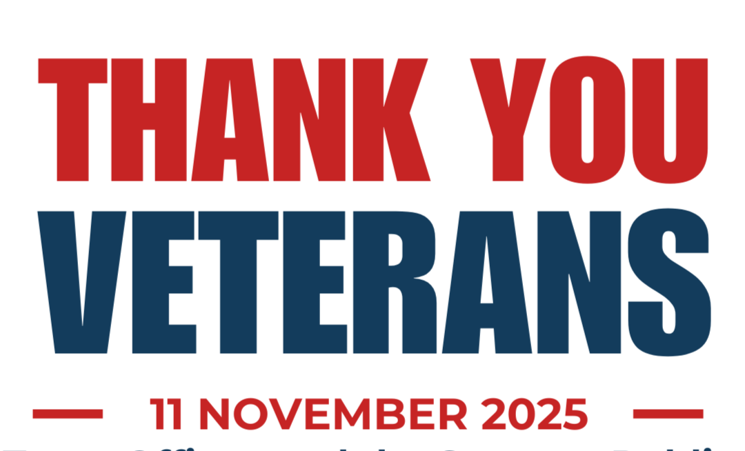 Town Updates for Veterans Day 2025