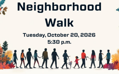 October 20 Neighborhood Walk in Forestdale neighborhood
